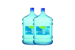 Вода питьевая очищенная, от двух бутылей